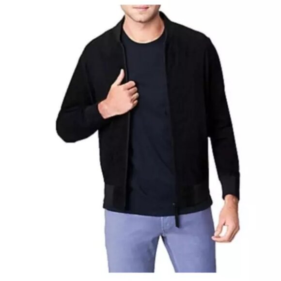 NWT: Blank NYC Suede Leather Bomber Jacket Size XL - Picture 1 of 5